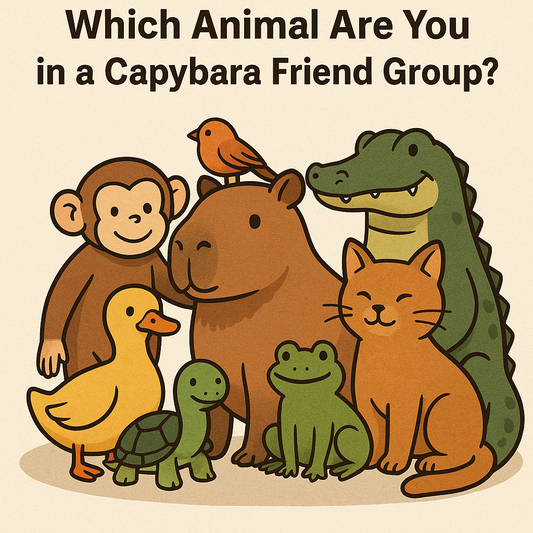 Which Animal Are You in a Capybara Friend Group? (Quiz Inside!)
