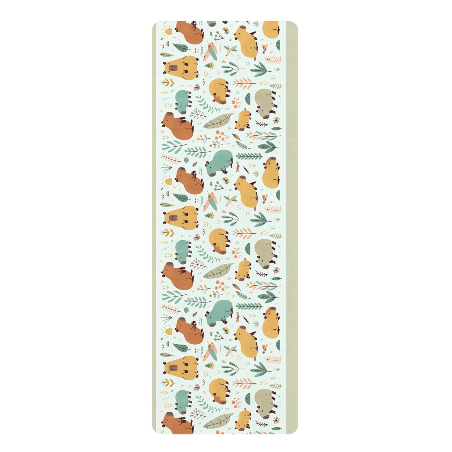 Yoga Mat - Capybara Pattern Design